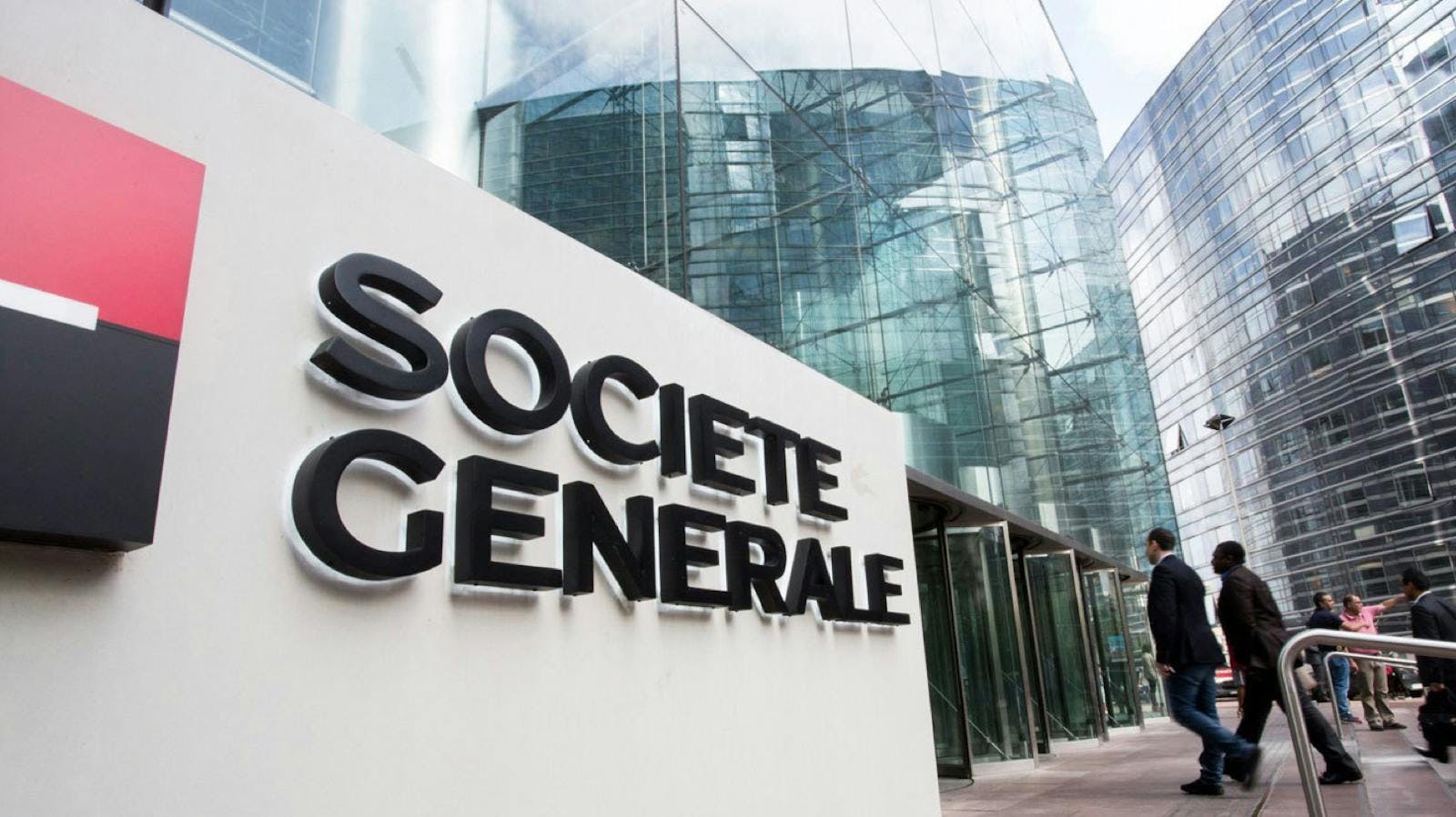 Front of the Societe Generale offices