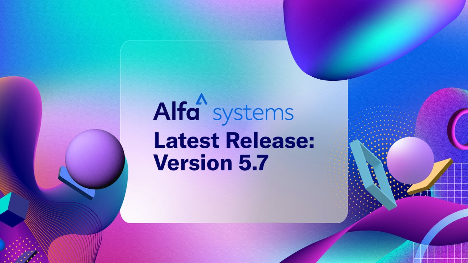 Alfa Systems 5.7 Release Cover