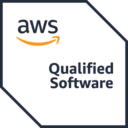 graphic denoting AWS qualified software
